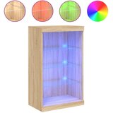  Komoda s LED svjetlima boja hrasta sonome 60,5x37x100 cm | Eponuda.ba