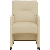  Blagovačke stolice s kotačima 2 pcs Krema 57 x 67 x 95 cm | shoptok.hr
