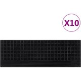 vidaXL Podloge za stopnice 10 kosov 25x75 cm guma Cene