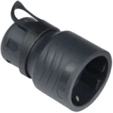 Utičnica šuko 16A 250V crna