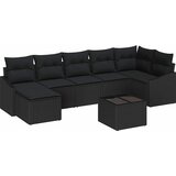  Set sofe 8 kom. Crna poliratan | shoptok.hr