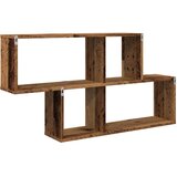 vidaXL Zidna polica Staro drvo 100x18x53 cm Konstruirano drvo | shoptok.hr