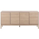 Actona Nizka komoda v hrastovem dekorju v naravni barvi 180x80 cm Linley – Cene