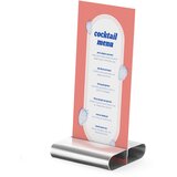  Namizno Stojalo za Meni Kartice - 6 kos, 80x77x18mm | Shoptok.si