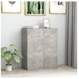  Komoda siva boja betona 60 x 30 x 75 cm od konstruiranog drva | shoptok.hr
