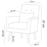 Atelier Del Sofa sofa i fotelja Aqua TKM01 1053 | ePonuda.com