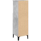 vidaXL Kopalniška omarica betonsko siva 30x30x100 cm inženirski les | Shoptok.si