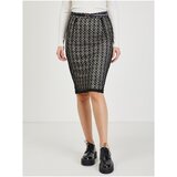 Orsay Beige-Black Women's Pencil Lace Skirt - Ladies Cene