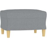  Trosjed s tabureom svjetlosivi 180 cm od tkanine | shoptok.hr