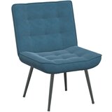 vidaXL Sprostitveni stol Blue 64x74x84 cm Velvet | Shoptok.si