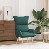  Fotelja Tamnozelena 69 x 74 x 93 cm Tkanina i šperploča | shoptok.hr