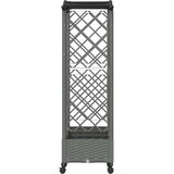  Povišeni krevet s mrežom i krovom Svjetlosiva 169 x 40 x 129 cm | Eponuda.com
