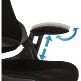 MID.YOU Pisarniški Stol Spektre Black, Črna | Shoptok.si