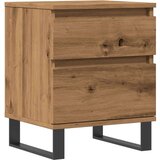vidaXL Noćni ormarić Artisan hrast 40x35x50 cm izrađeno drvo | shoptok.hr