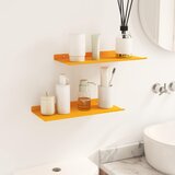  Lebdeća polica Zidne 2 pcs Žuta 40 x 18 x 2,5 cm Čelik | shoptok.hr