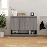 vidaXL komoda siva sonoma 97x31x75 cm iverna plošča | Shoptok.si