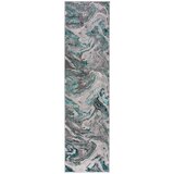 Flair Rugs sivo-plava staza Marbled, 80 x 300 cm Cijene