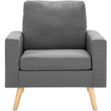  2-dijelni set sofa od tkanine svjetlosivi | shoptok.hr