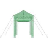 vidaXL Rastlinjak s streho Zelena 200 x 200 x 300 cm Jeklo | Shoptok.si