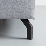 Mömax sedežna garnitura como mini, siva, ležišče, predal, leva | Shoptok.si