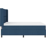  LED Box Spring Krevet s uzglavljem Plava 140 x 200 cm tkanina | shoptok.hr