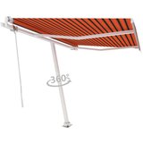  Samostojeća automatska tenda 300 x 250 cm narančasto-smeđa | shoptok.hr