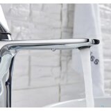 EYN Kopalniška armatura za umivalnik, črna ali krom, visoka ali nizka | Pipa VU1610 — Črna — 22 cm - pritrditev na umivalnik | Shoptok.si