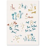 Moulin Roty Otroška slika 50x70 cm Numbers – | Shoptok.si