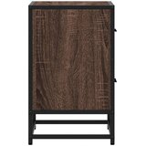  Noćni ormarić boja smeđeg hrasta 40x31x50 cm konstruirano drvo | shoptok.hr