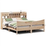 vidaXL Posteljni okvir brez vzmetnice 180x200 cm trdna borovina | Shoptok.si