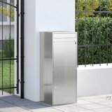  Škatla za dostavo Srebrna 47,5 x 38 x 59 cm Pocinkano jeklo | Shoptok.si