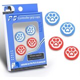  Mačje tačke štiri modro-rdeče silikonske kapice za Switch 2 & PS5 & PS4 & Xbox | Shoptok.si