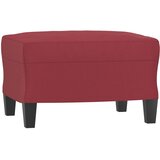 vidaXL Stolček za noge vinsko rdeč 60x50x41 cm umetno usnje | Shoptok.si