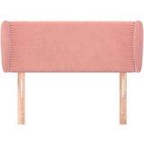  Uzglavlje s ušima ružičasto 83x23x78/88 cm baršunasto | shoptok.hr