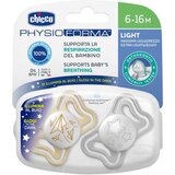 Chicco Physio Light Physio Forma Night duda 6-16 m Grey/Gold 2 kos | Shoptok.si