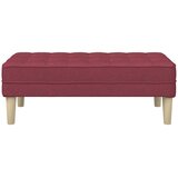  Klupa s jastukom Vinska crvena 113 x 57 x 39 cm tkanina | shoptok.hr