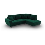 Cosmopolitan Design Zelena baršunasti sklopiva/s prostorom za odlaganje kutna garnitura (s desnim kutom/u obliku slova L) Kyoto – | shoptok.hr