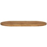 Stolna Mizna plošča 110x50x3,8 cm ovalna trden mangov les | Shoptok.si
