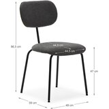 Marckeric Crne blagovaonske stolice u setu 4 kom Dash – | shoptok.hr