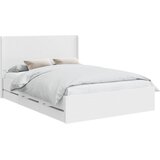 Krevetna konstrukcija s pohranom i uzglavljem Bijela 150 x 200 cm | Shoptok.si