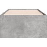  Dnevni krevet s ladicama bez madraca siva boja betona 75x190 cm | shoptok.hr