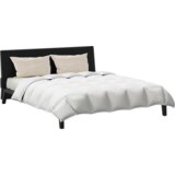 vidaXL Odeja z blazino 3 pcs Bela 240 x 220 cm Puh | Shoptok.si