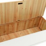  Klupa bijela 107 x 45 x 75,5 cm od masivne jelovine | Eponuda.ba