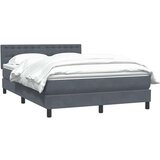  Krevet s oprugama i madracem tamnosivi 160x210 cm baršunasti | shoptok.hr