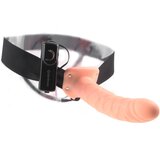 Pipedream Fetiš strap-on 8 - strap-on, šuplji vibrator (prirodni) | shoptok.hr