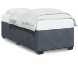 vidaXL Posteljni okvir temno siv 80x200 cm žamet Cene