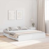  Krevet s ladicama Bijelo 180 x 200 cm Konstruirano drvo | shoptok.hr