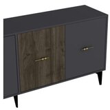 Hanah home komoda verry anthracite walnut | ePonuda.com
