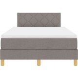 vidaXL box spring krevet s madracem taupe 120x200 cm tkanina | shoptok.hr