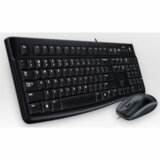Logitech Desktop MK120 tipkovnica Miš priložen USB QWERTZ Njemački Crno Cijene